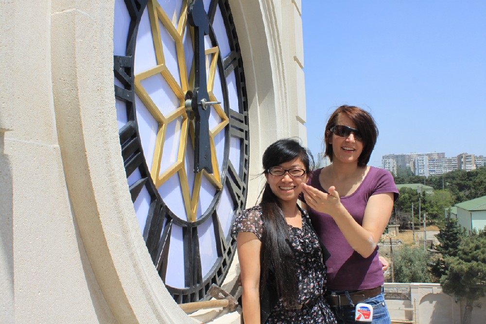 Torre del reloj de Azerbaiyán