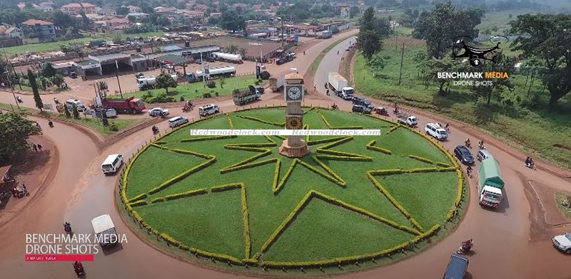 Jinja,Uganda,Roundabout Clock Project